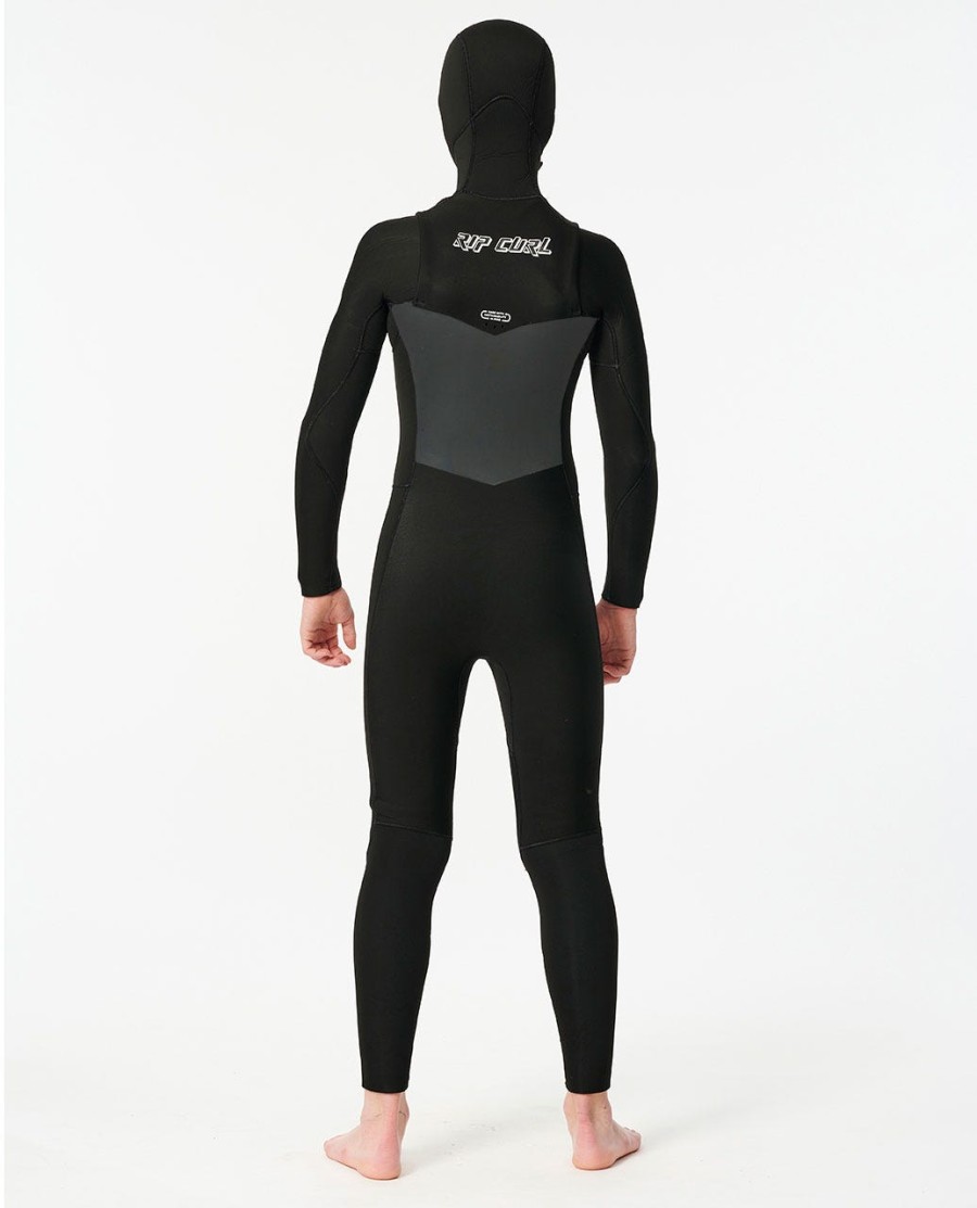 junior dawn patrol 54 wetsuit met ritssluiting op de borst