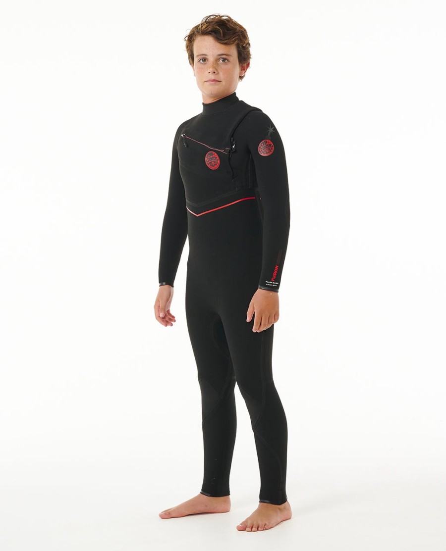 kinder f-bomb fusion 32 wetsuit met ritssluiting op de borst