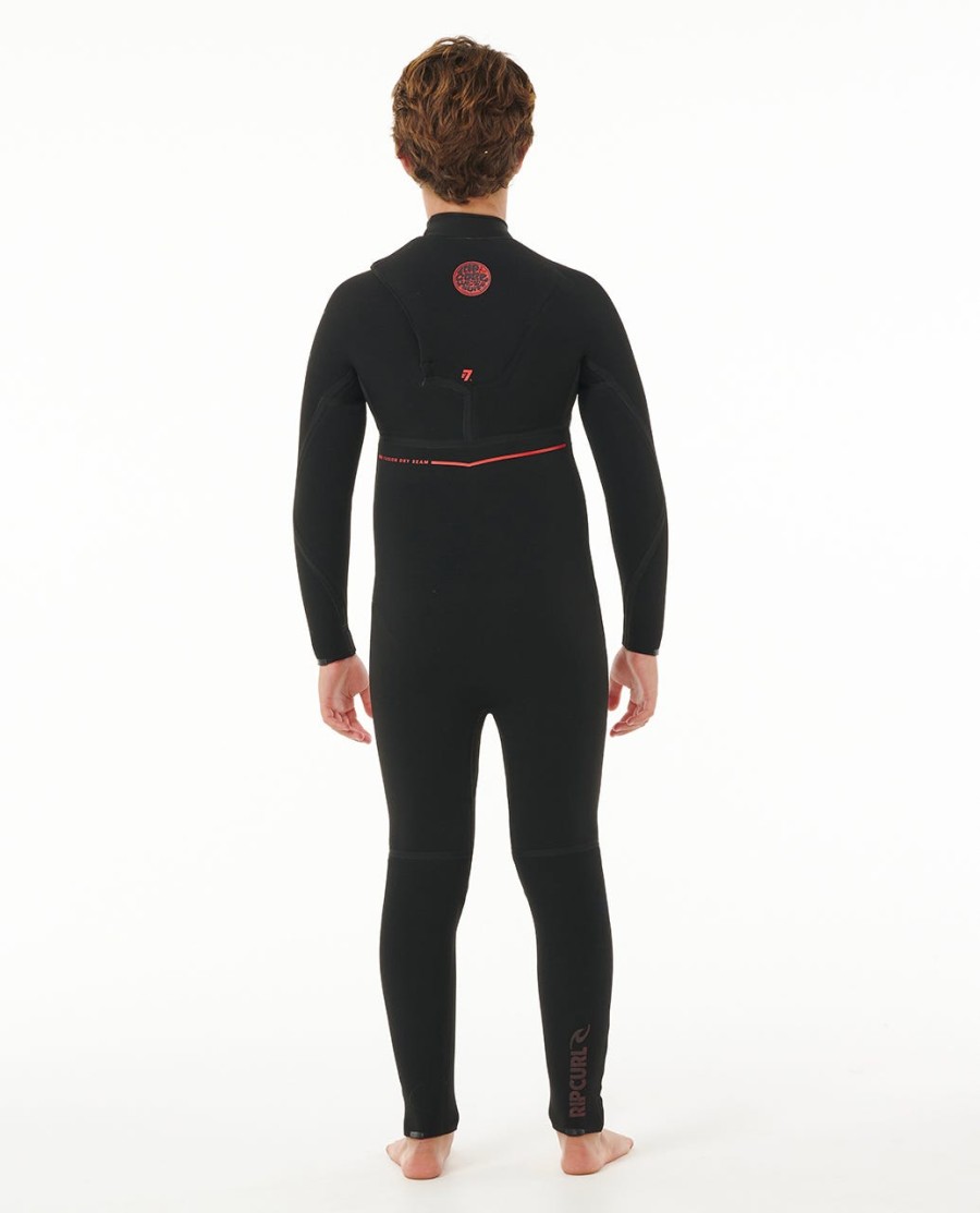 kinder f-bomb fusion 32 wetsuit met ritssluiting op de borst