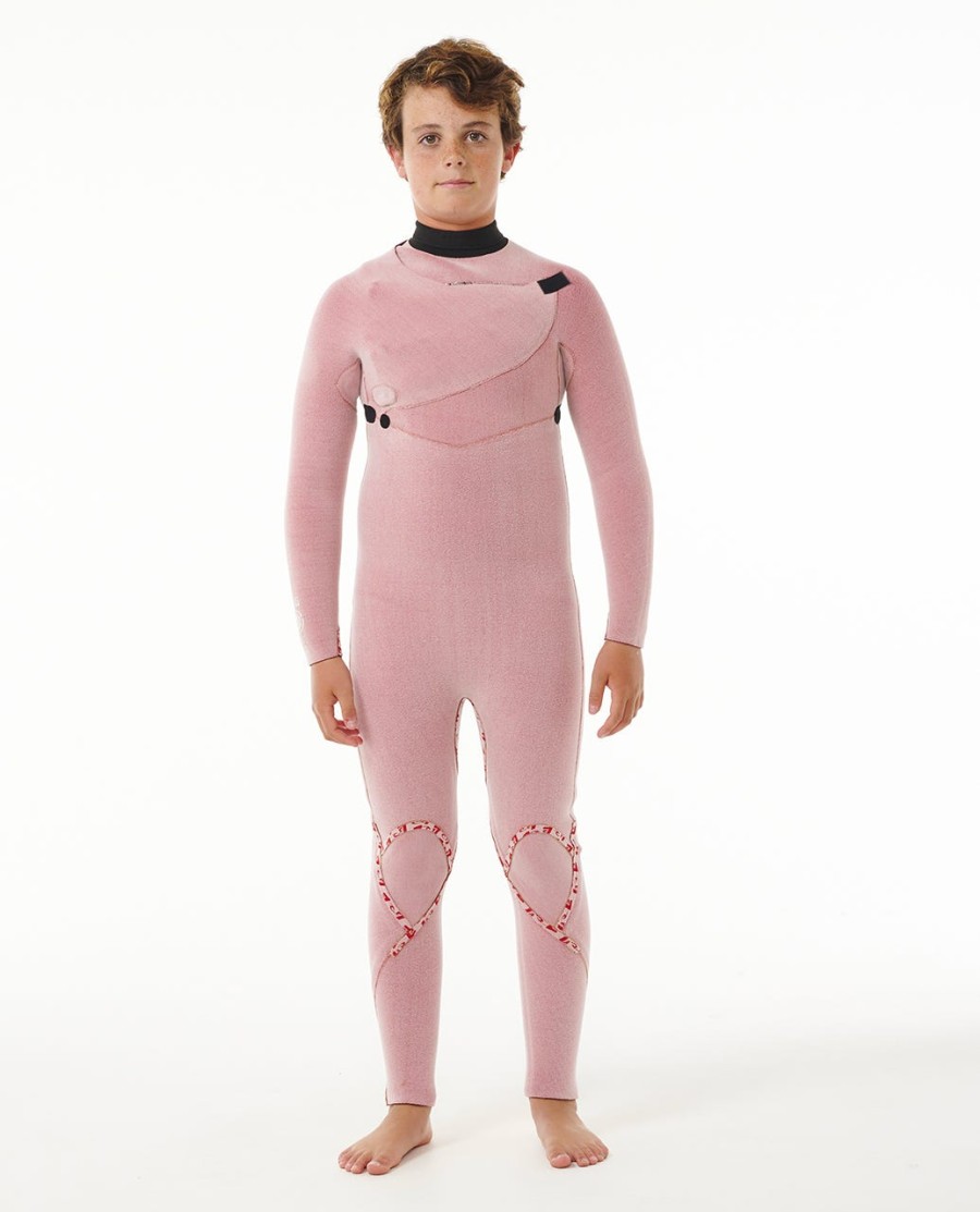 kinder f-bomb fusion 32 wetsuit met ritssluiting op de borst