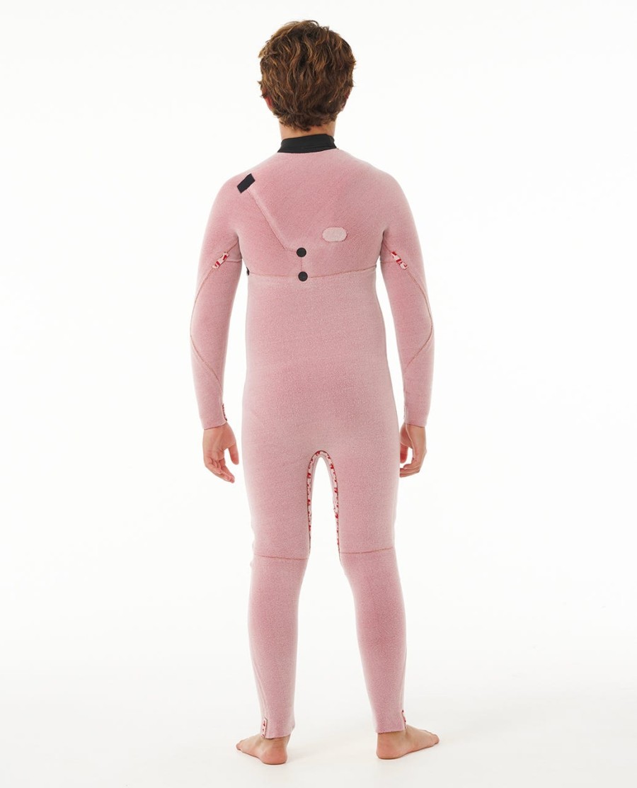 kinder f-bomb fusion 32 wetsuit met ritssluiting op de borst