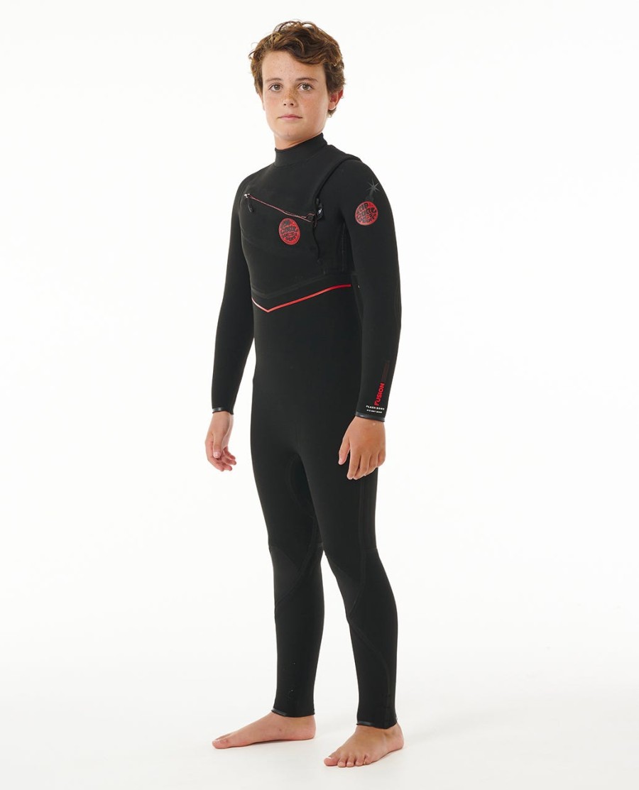 kinder f-bomb fusion 43 wetsuit met ritssluiting op de borst