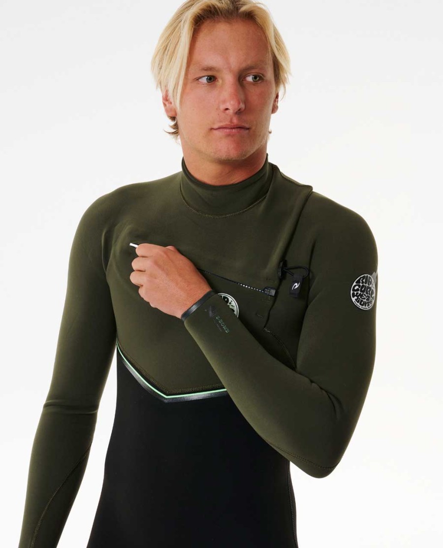 e7 e-bomb 32 wetsuit met ritssluiting op de borst