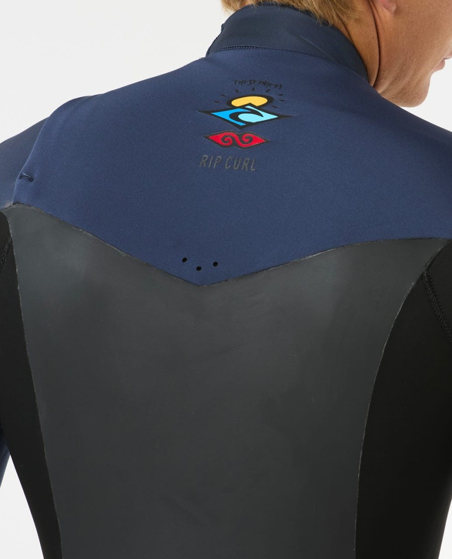 dawn patrol 43 wetsuit met ritssluiting op de borst