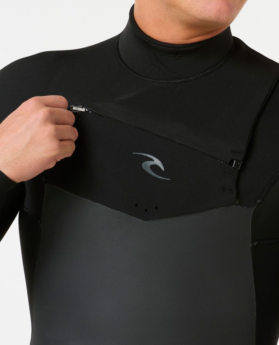 dawn patrol 43 wetsuit met ritssluiting op de borst