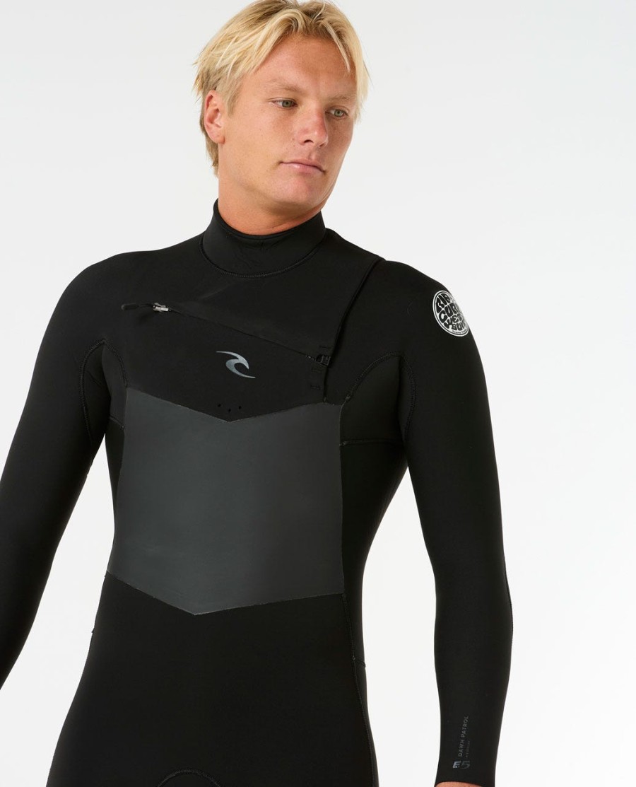 dawn patrol 43 wetsuit met ritssluiting op de borst