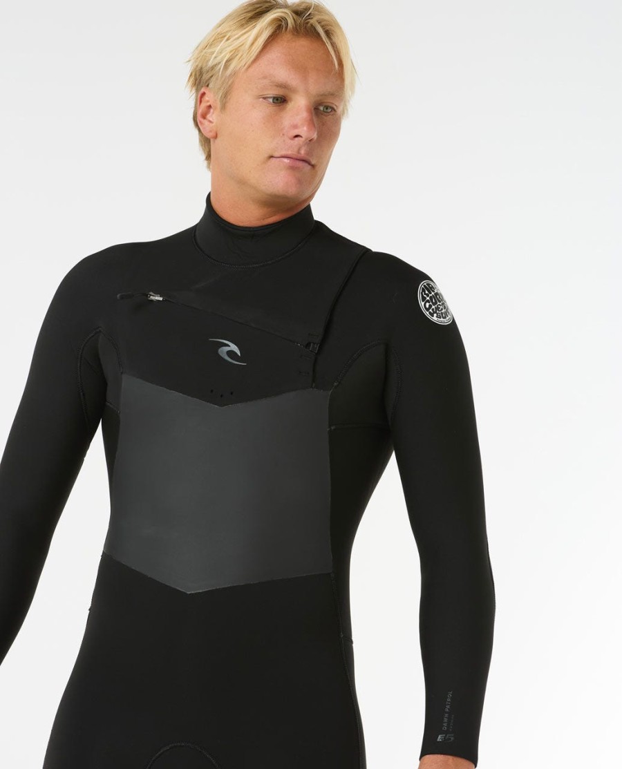 dawn patrol 32 wetsuit met ritssluiting op de borst