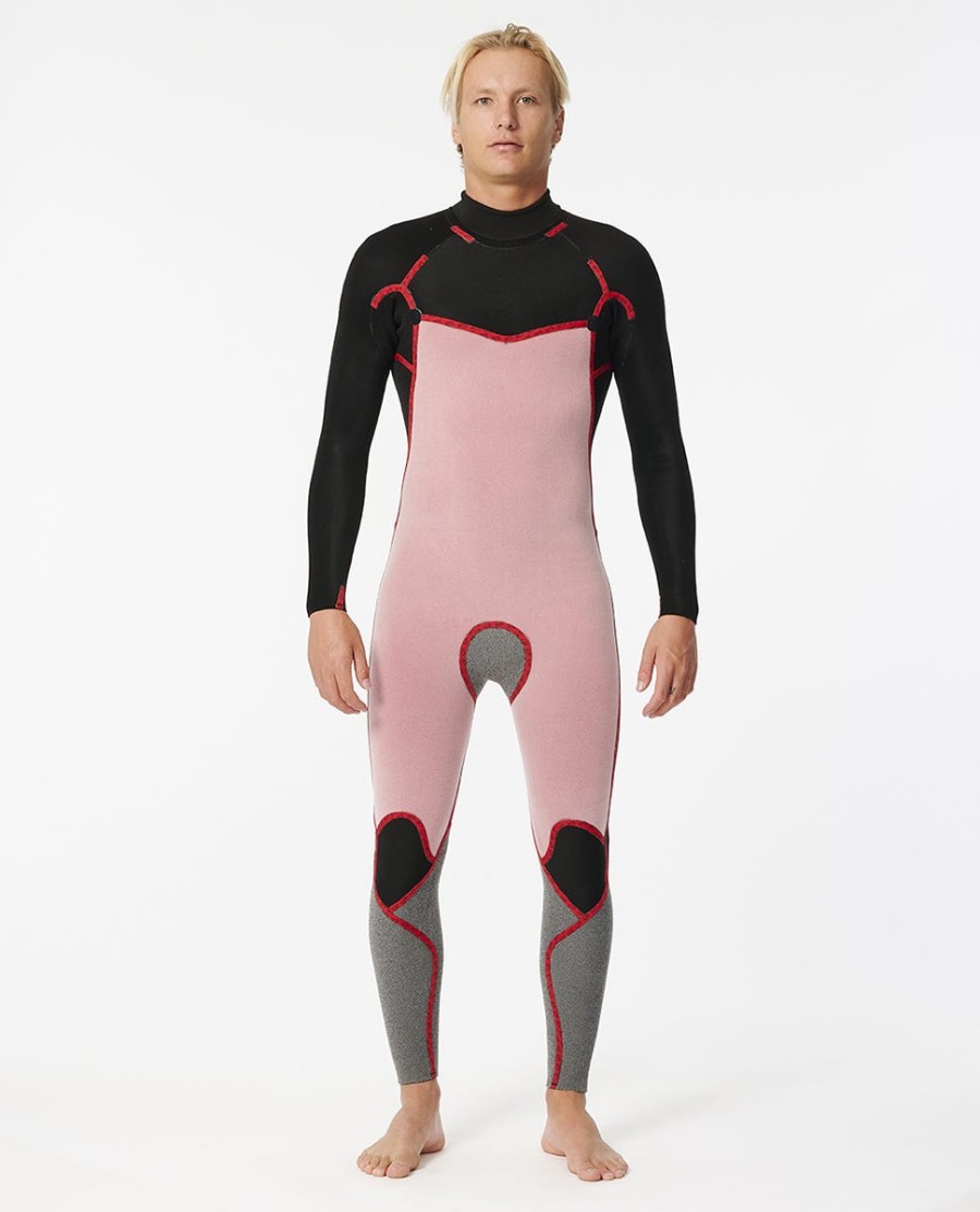 dawn patrol 43 wetsuit met ritssluiting op de rug