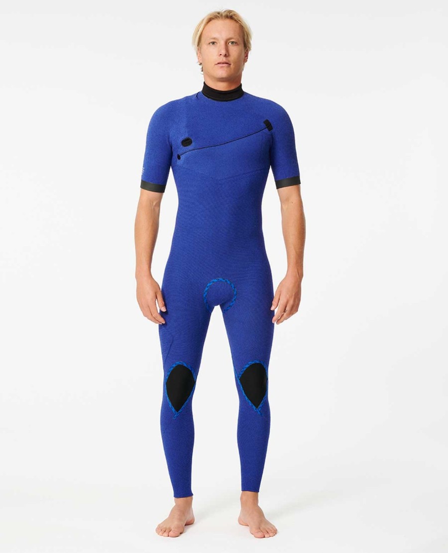 e7 e-bomb zip free 22 wetsuit met korte mouwen