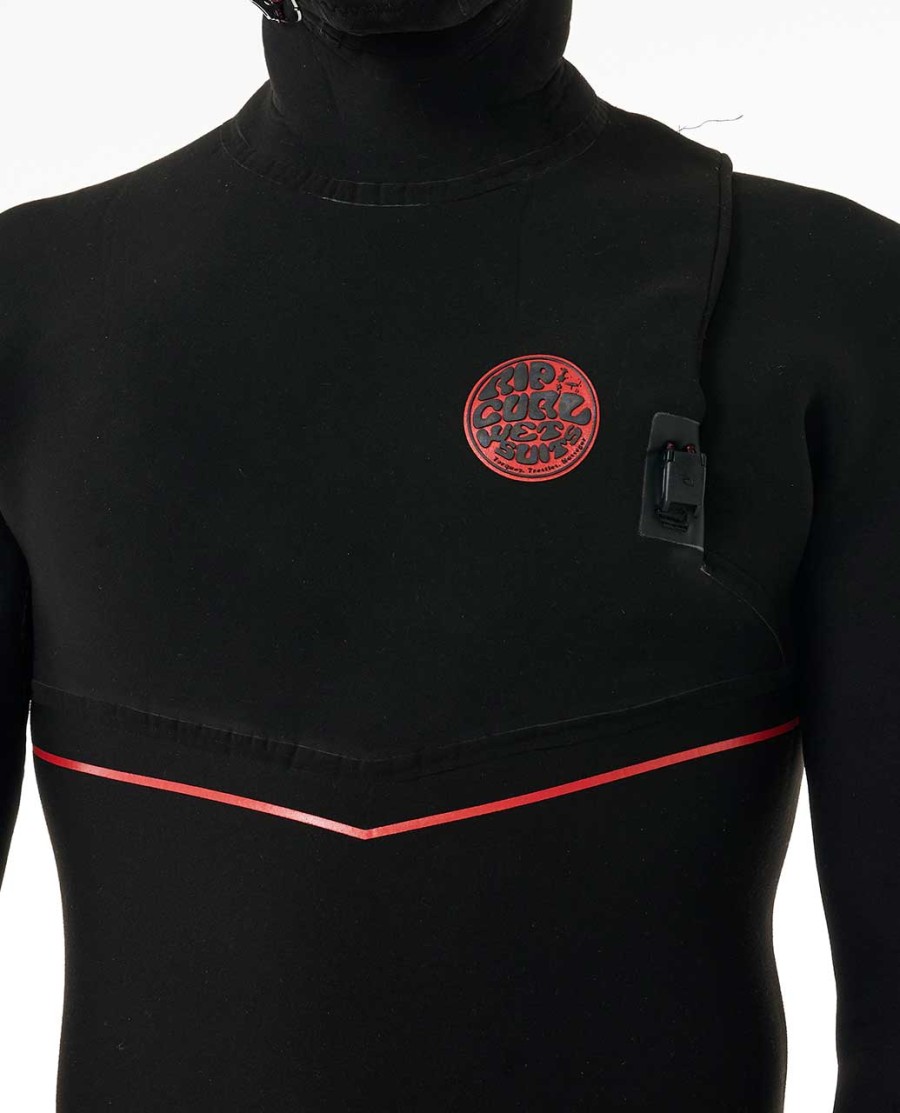 f-bomb fusion 43 wetsuit met capuchon en ritssluiting