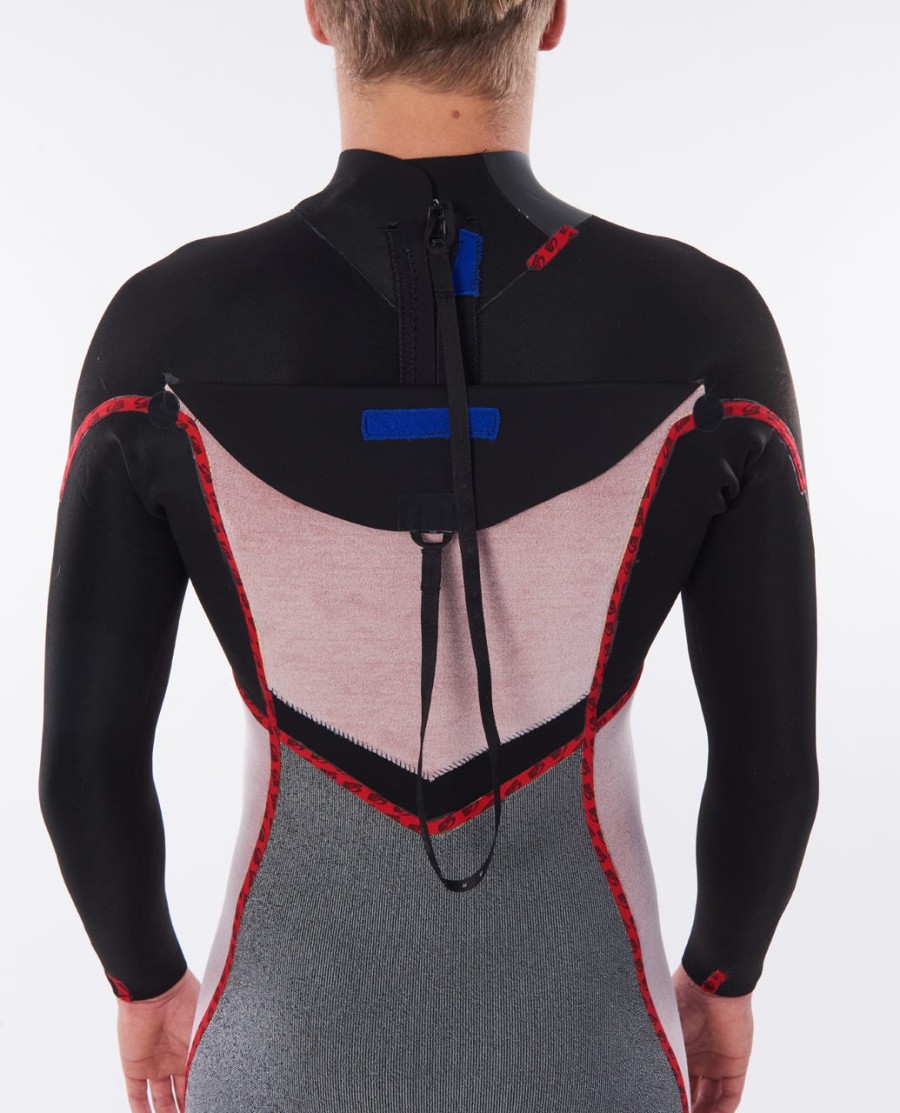 dawn patrol 43 wetsuit met ritssluiting op de rug