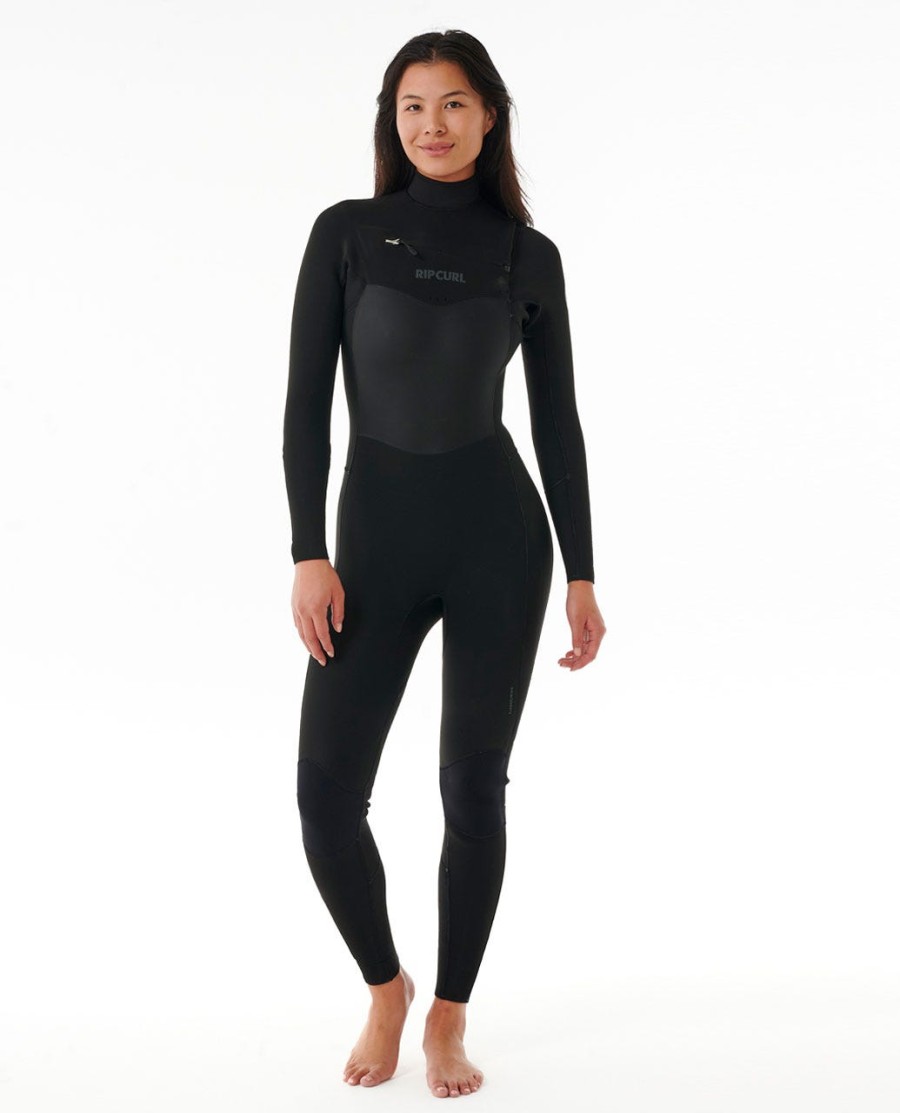 dames dawn patrol 32 wetsuit met ritssluiting op de borst