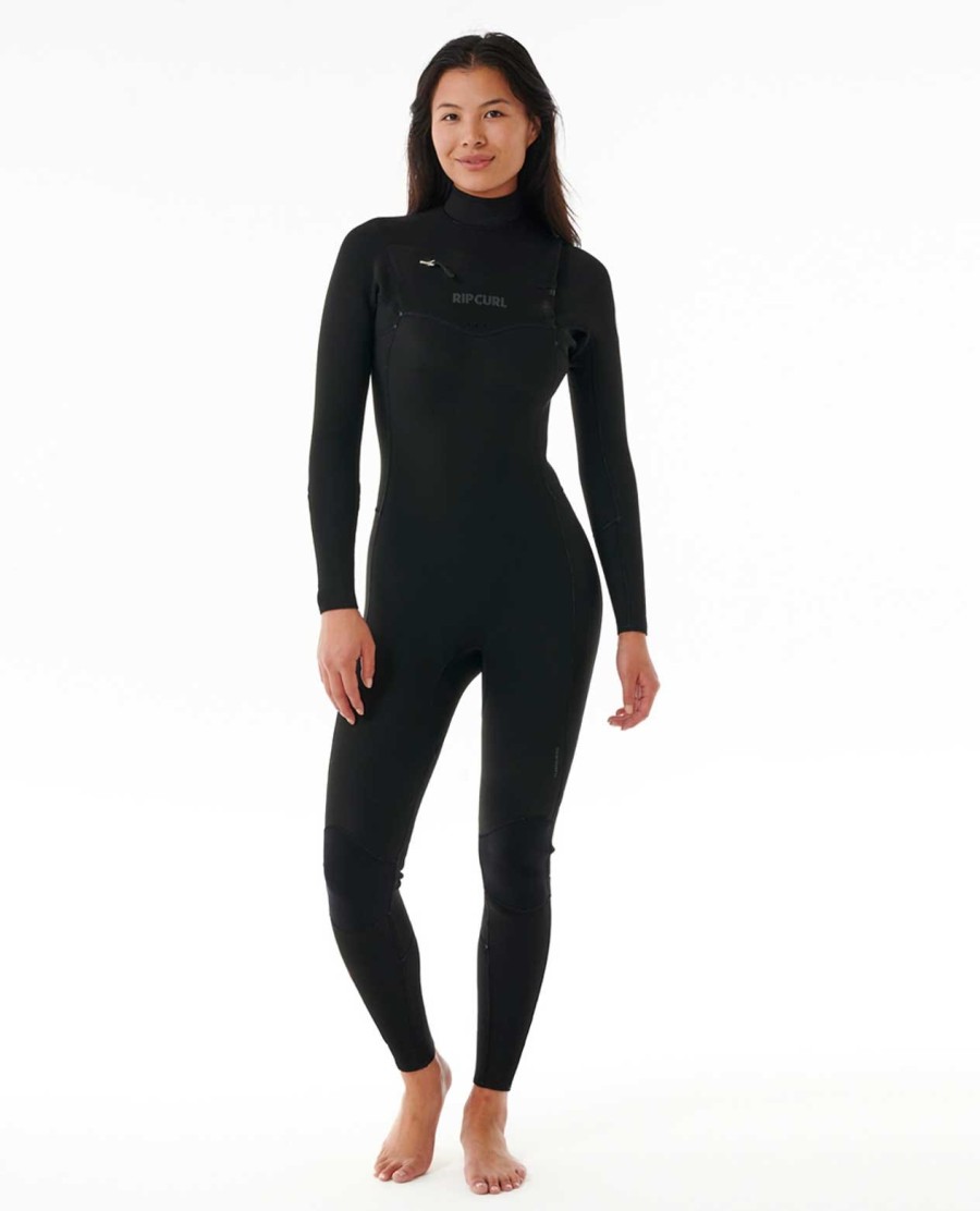 dames dawn patrol 32 wetsuit met ritssluiting op de borst