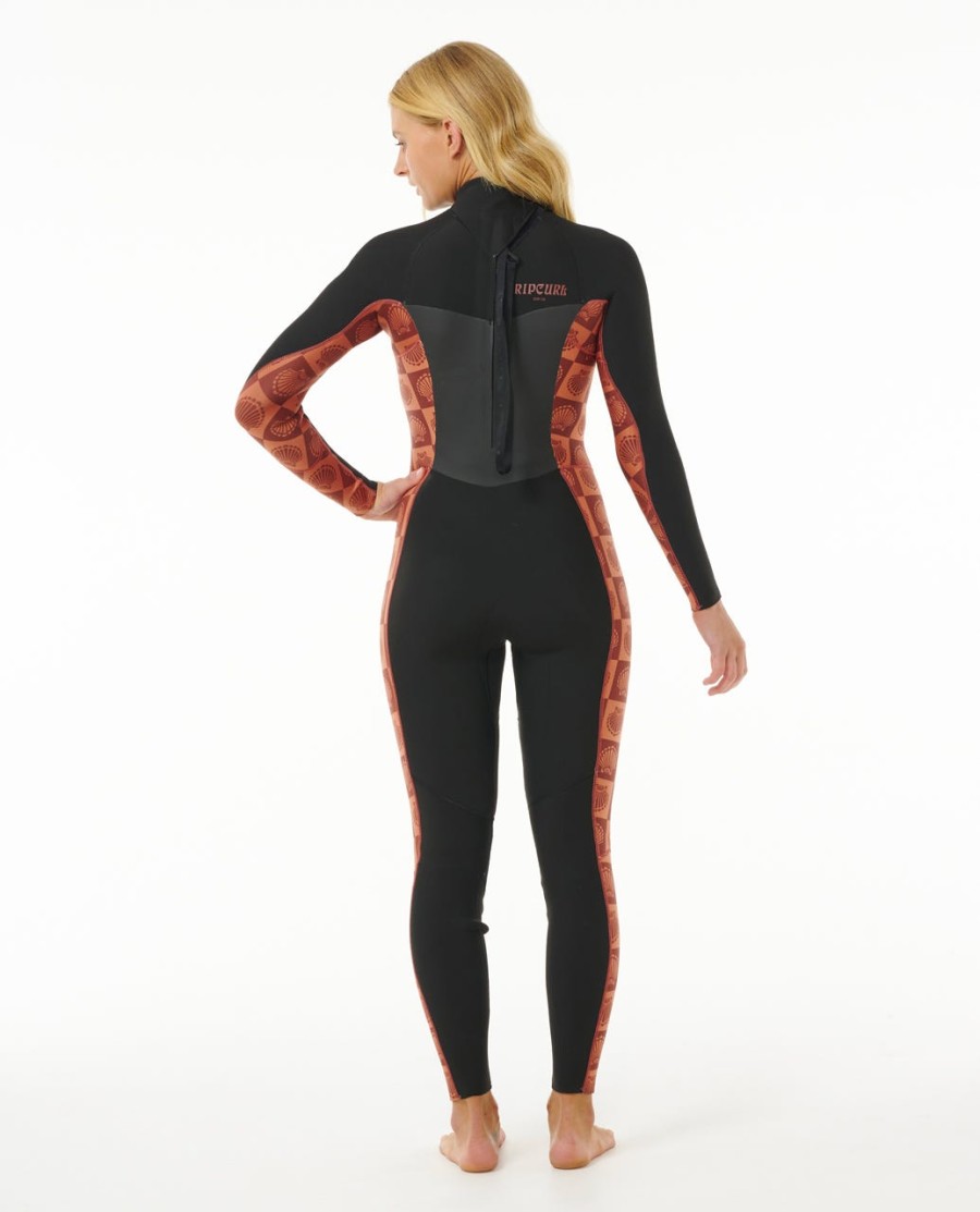 dames dawn patrol 43 wetsuit met ritssluiting op de rug