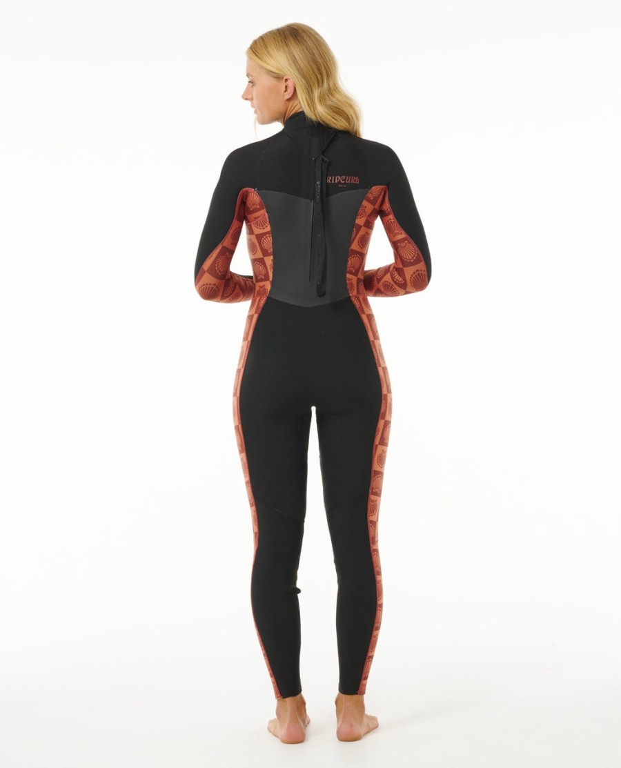 dames dawn patrol 43 wetsuit met ritssluiting op de rug