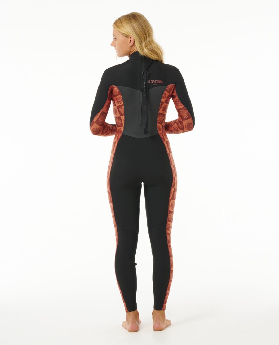 dames dawn patrol 32 wetsuit met ritssluiting op de rug