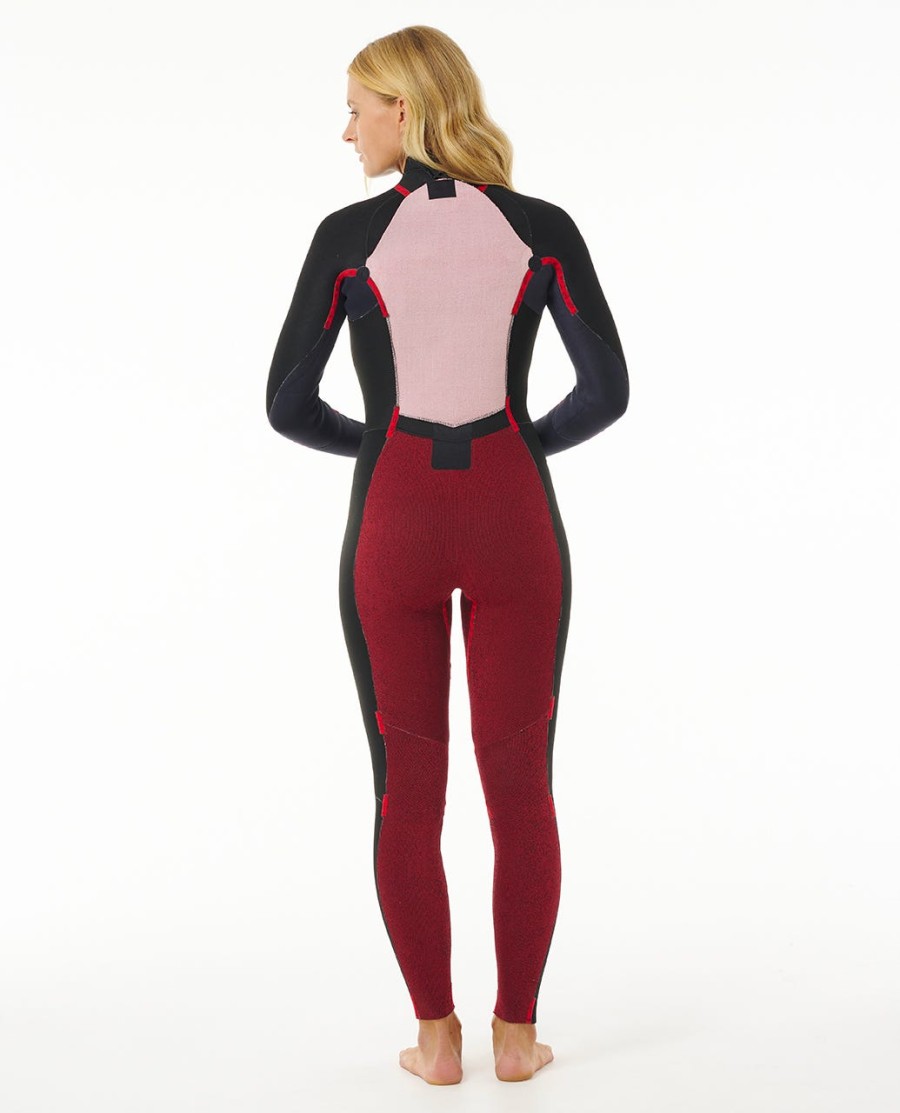 dames dawn patrol 32 wetsuit met ritssluiting op de rug