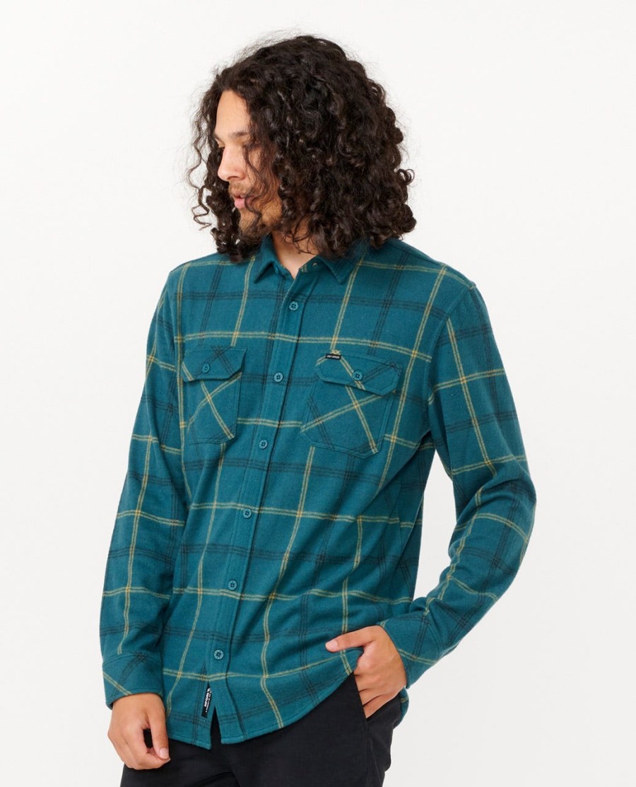 geruit shirt met lange mouwen