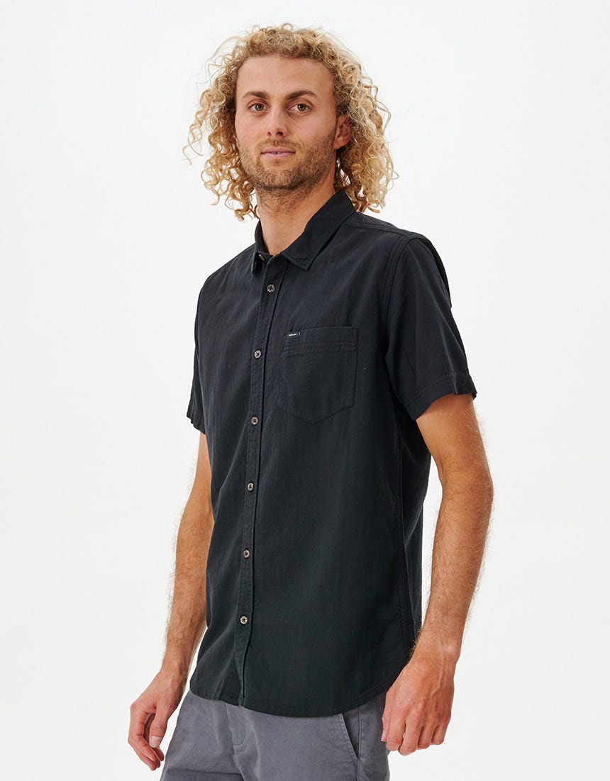 klassiek surfshirt met korte mouwen