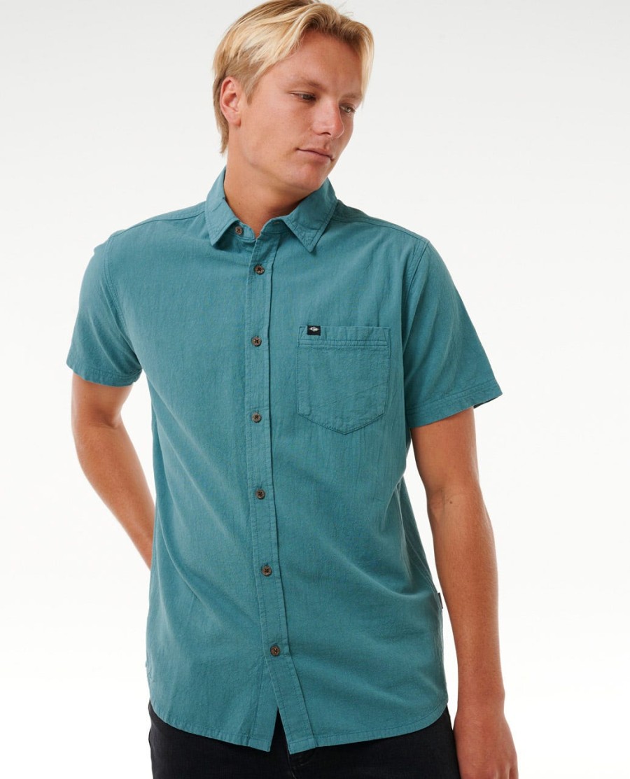 klassiek surfshirt met korte mouwen