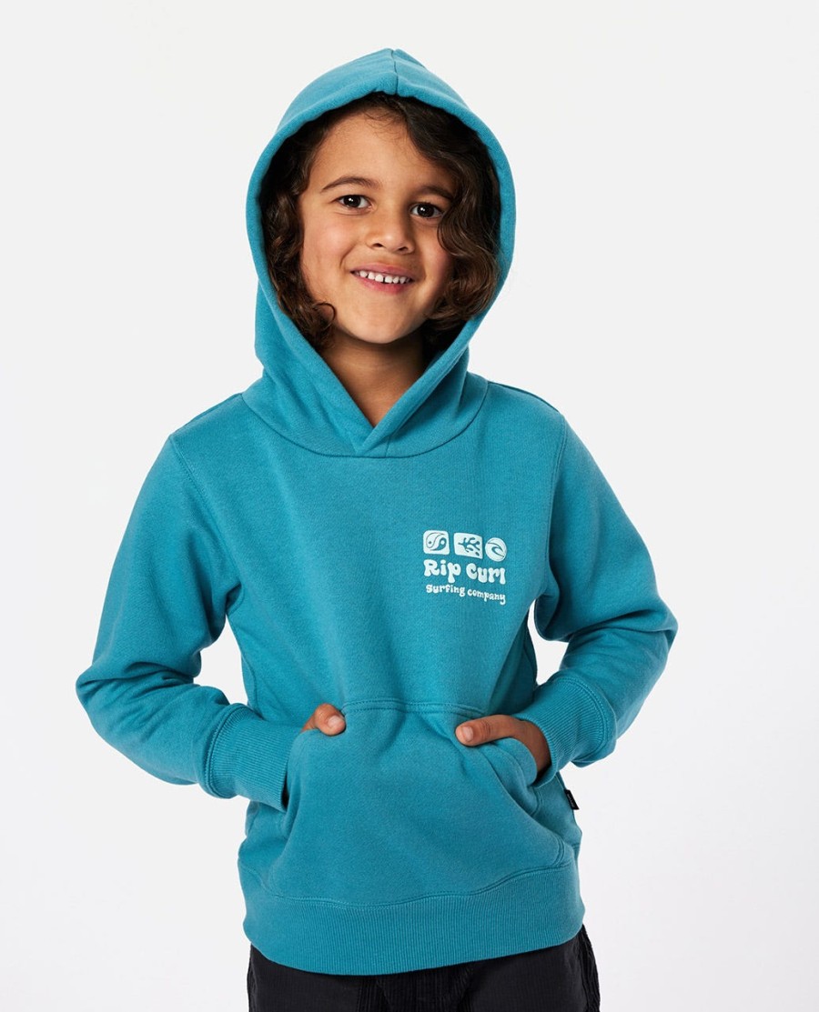 surf geo hood - jongens 1-8 jaar