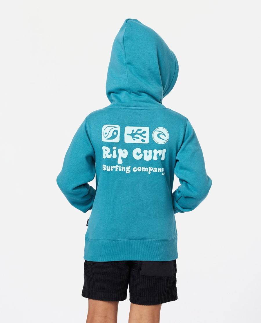 surf geo hood - jongens 1-8 jaar