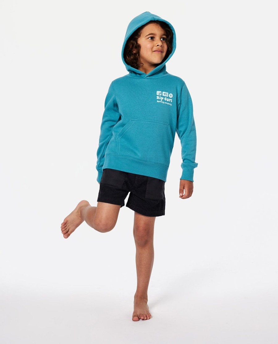 surf geo hood - jongens 1-8 jaar