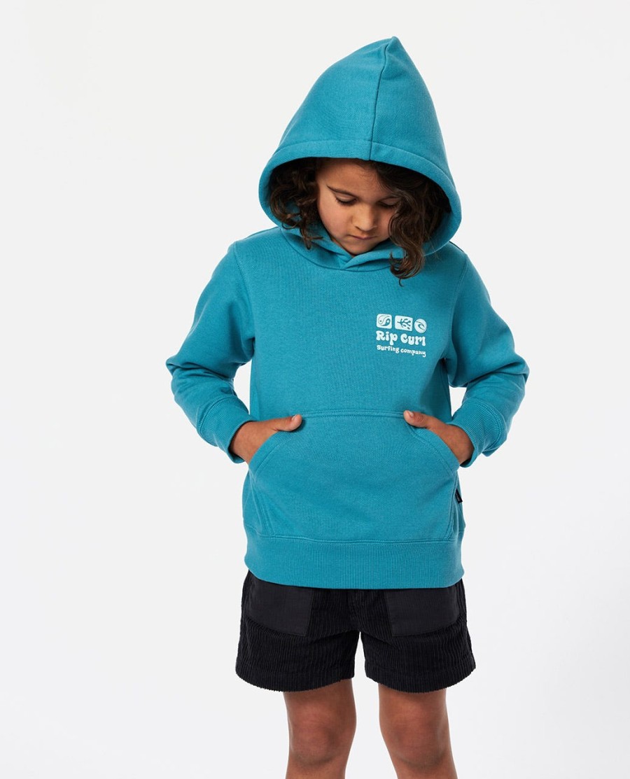 surf geo hood - jongens 1-8 jaar