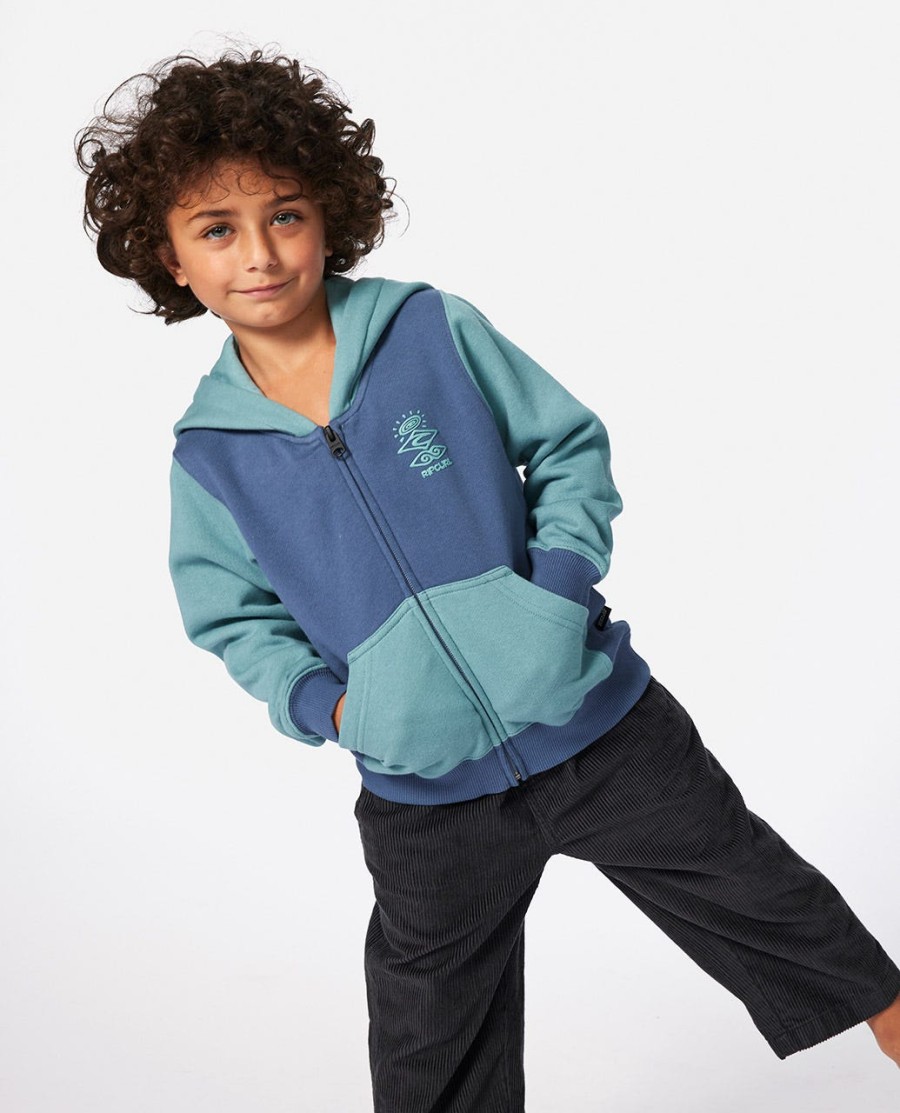 grom energy capuchon met ritssluiting - jongens 2-8 jaar