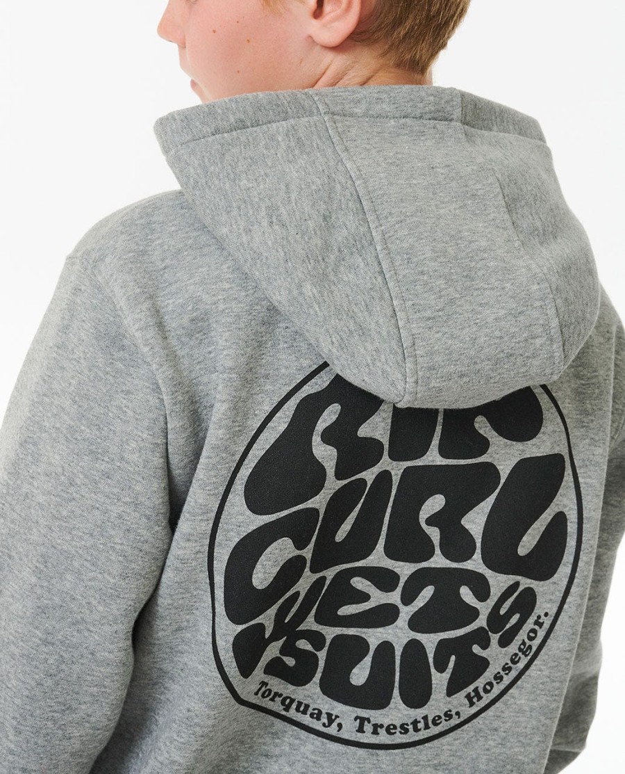 wetsuit icon zip through hood - jongens 8-14 jaar