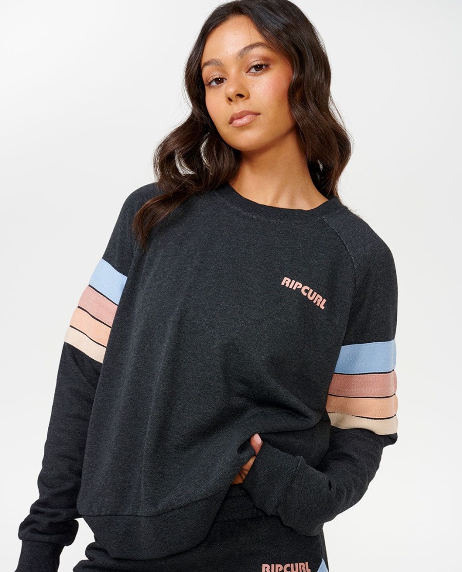 high tide raglan crew