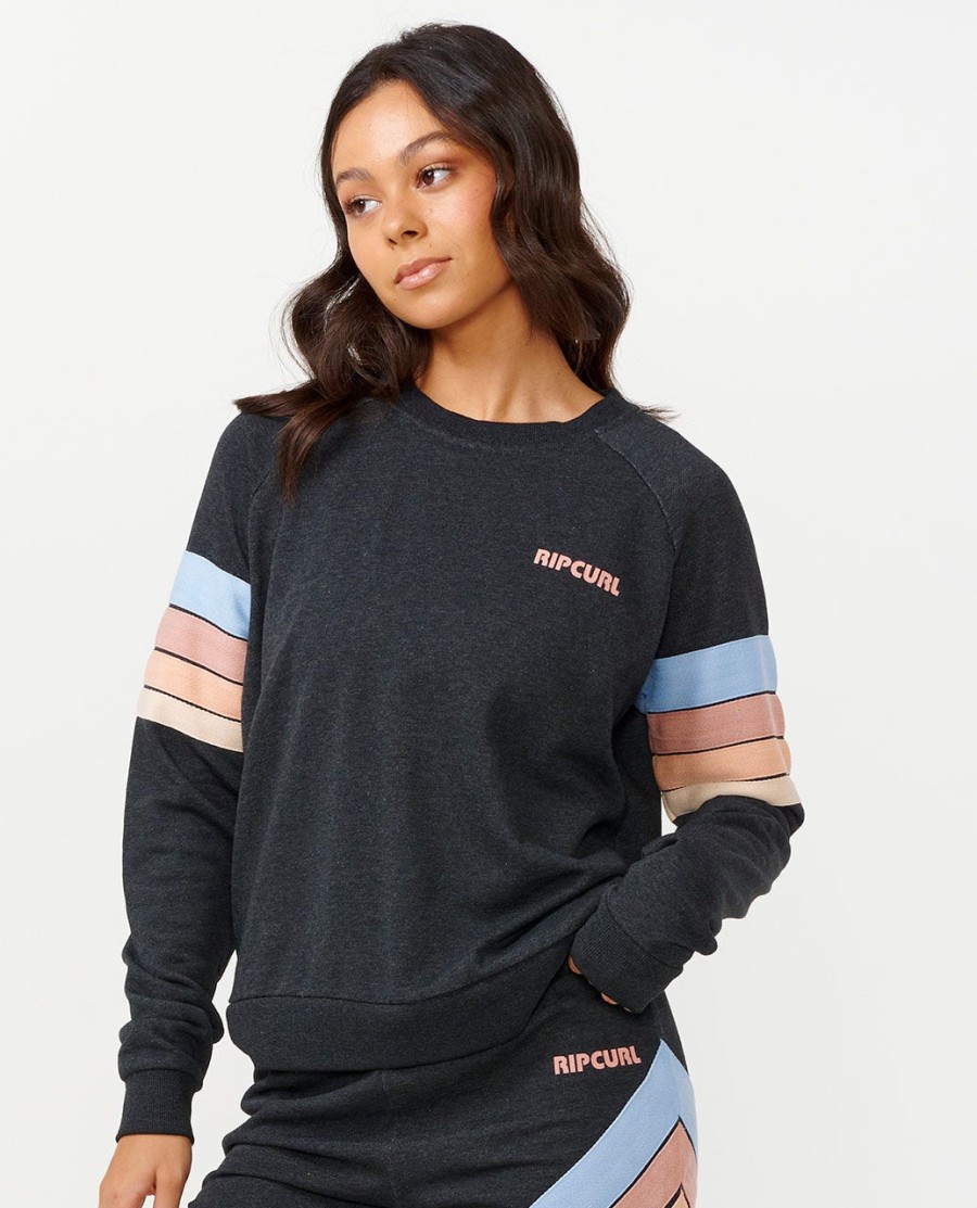high tide raglan crew