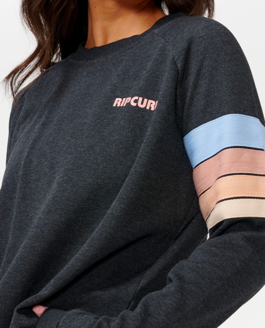 high tide raglan crew