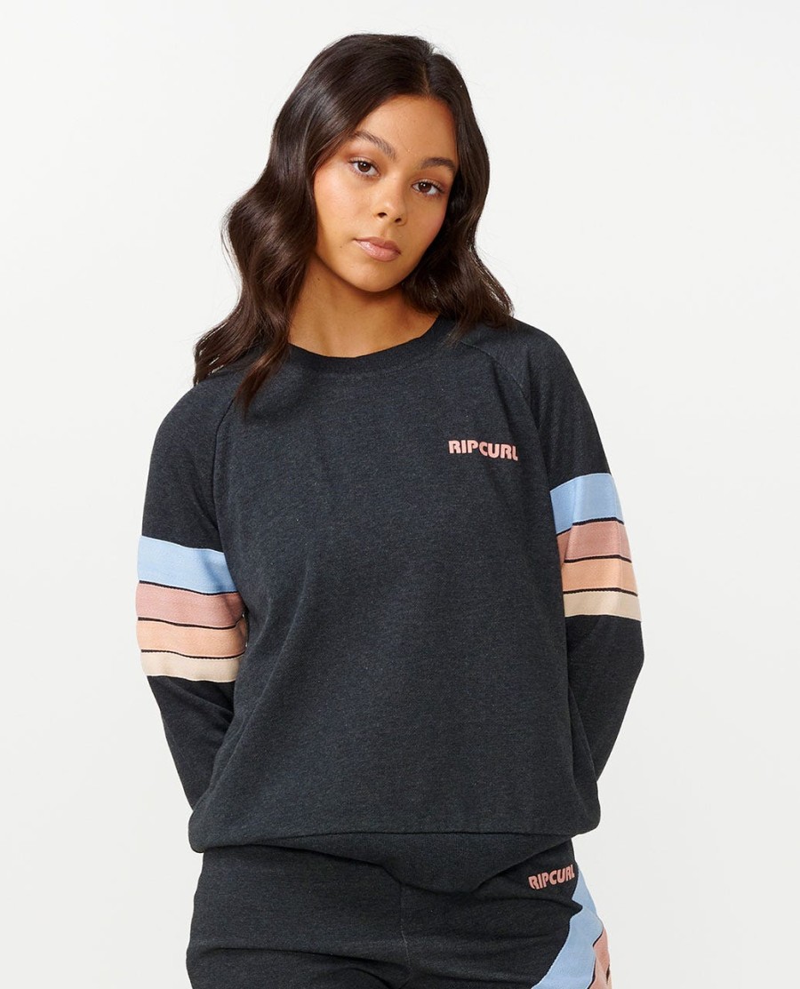high tide raglan crew