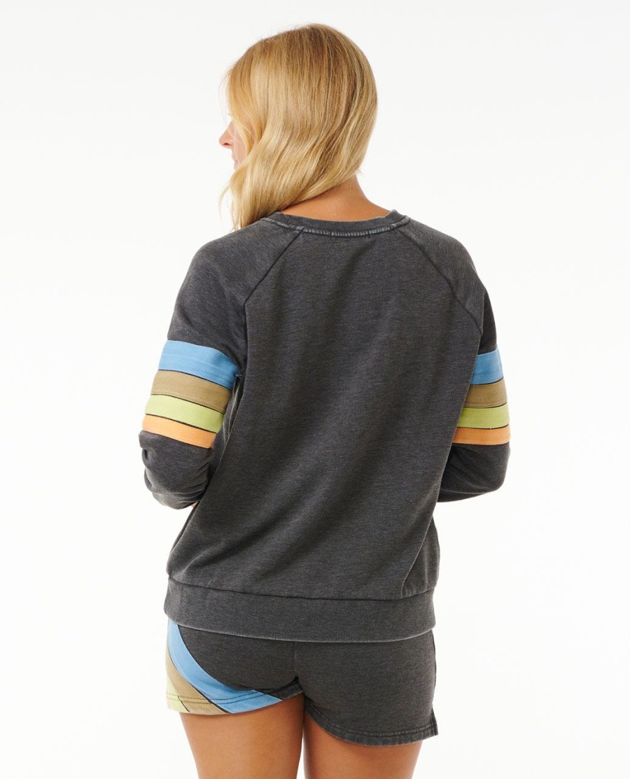 high tide raglan crew