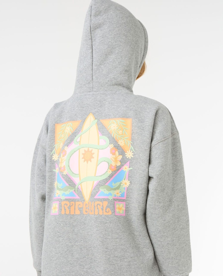 island bliss hood - meisjes 8-14 jaar
