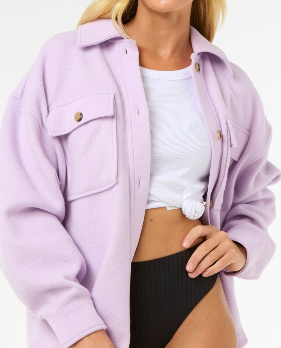 hoogtij fleece shacket