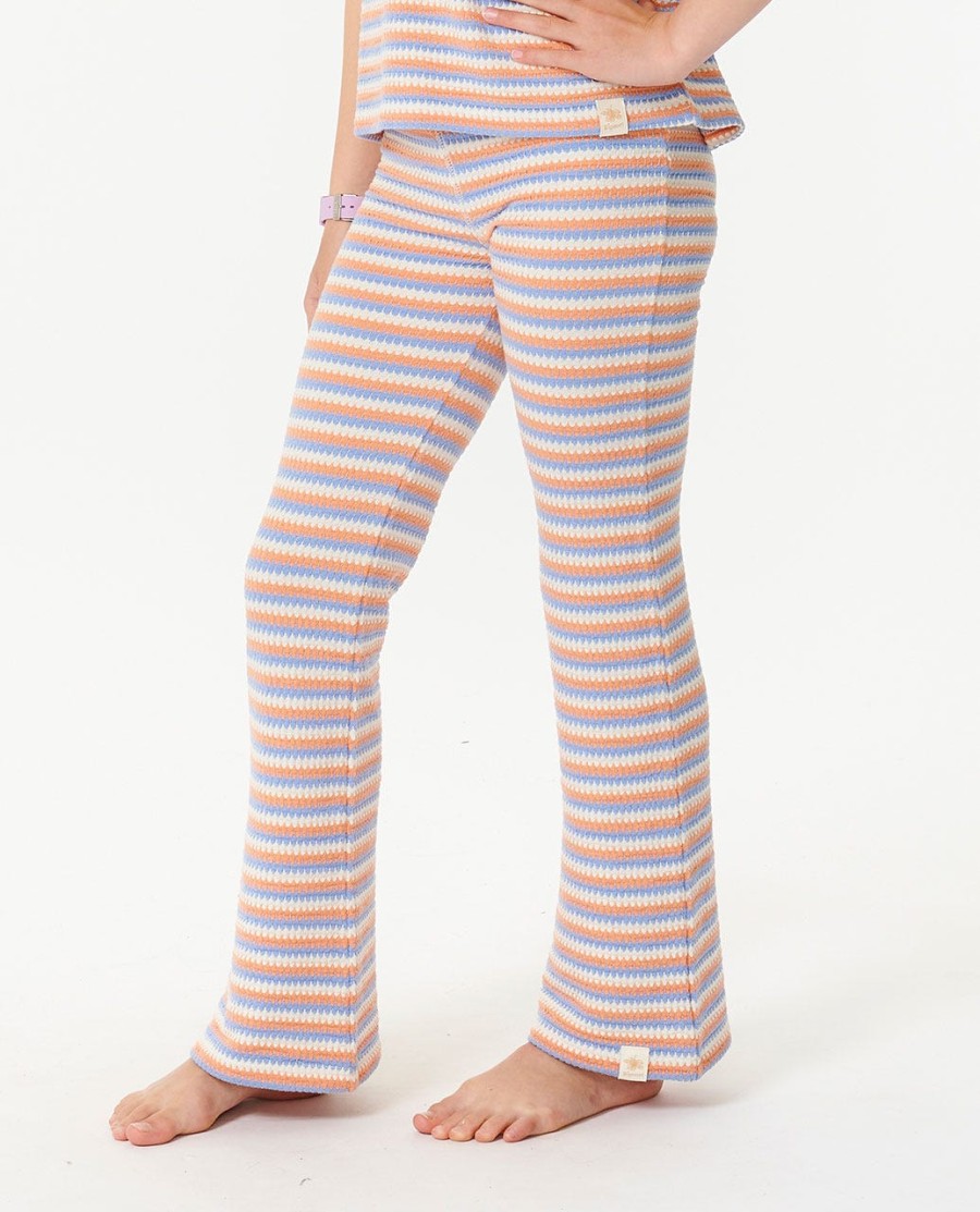gebreide broek met zonnestrepen - meisjes 8-14 jaar