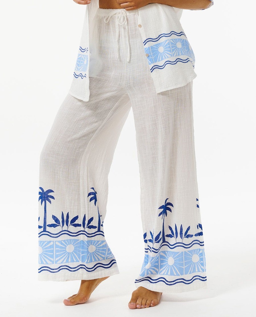 santorini sun bedrukte broek