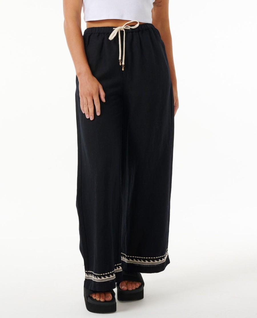 soleil broek met wijde pijpen