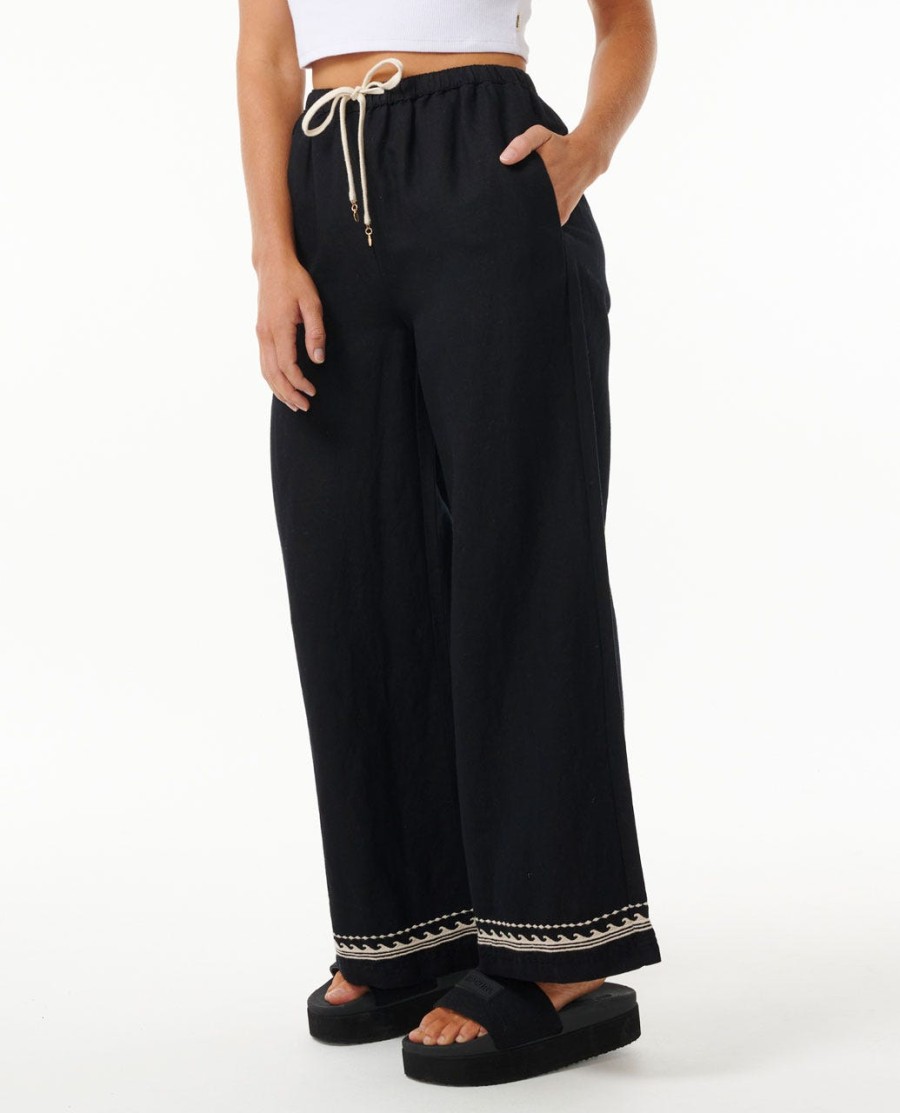 soleil broek met wijde pijpen