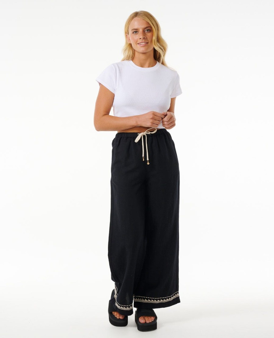 soleil broek met wijde pijpen