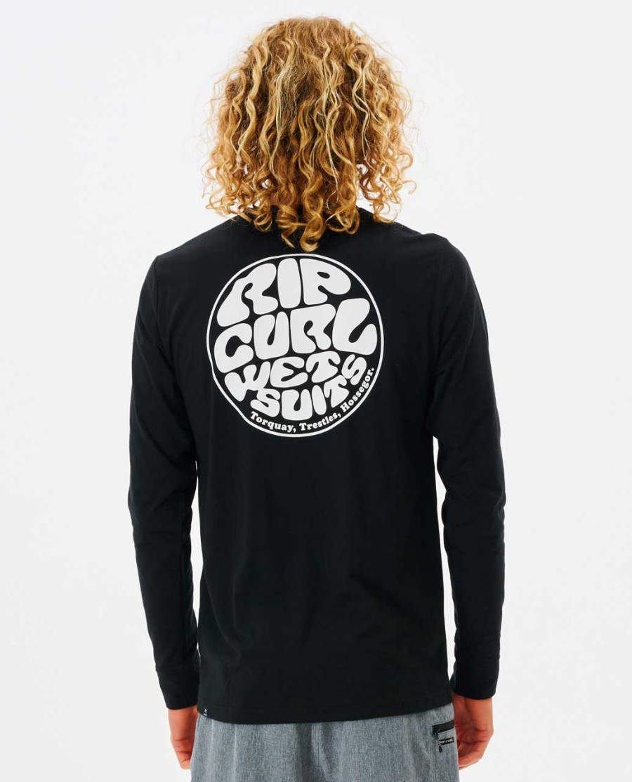 icons of surf rash guard met lange mouwen en upf-bescherming