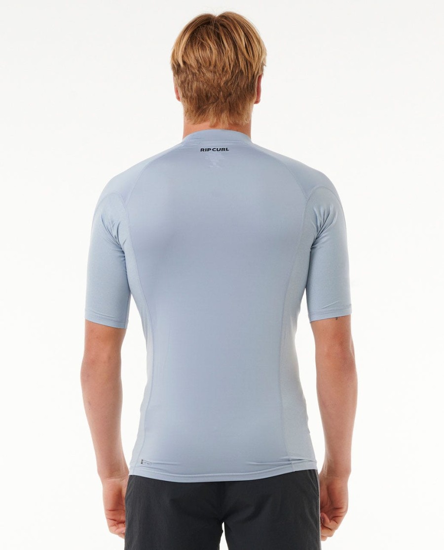 waves uv-beschermende rashguard met korte mouwen