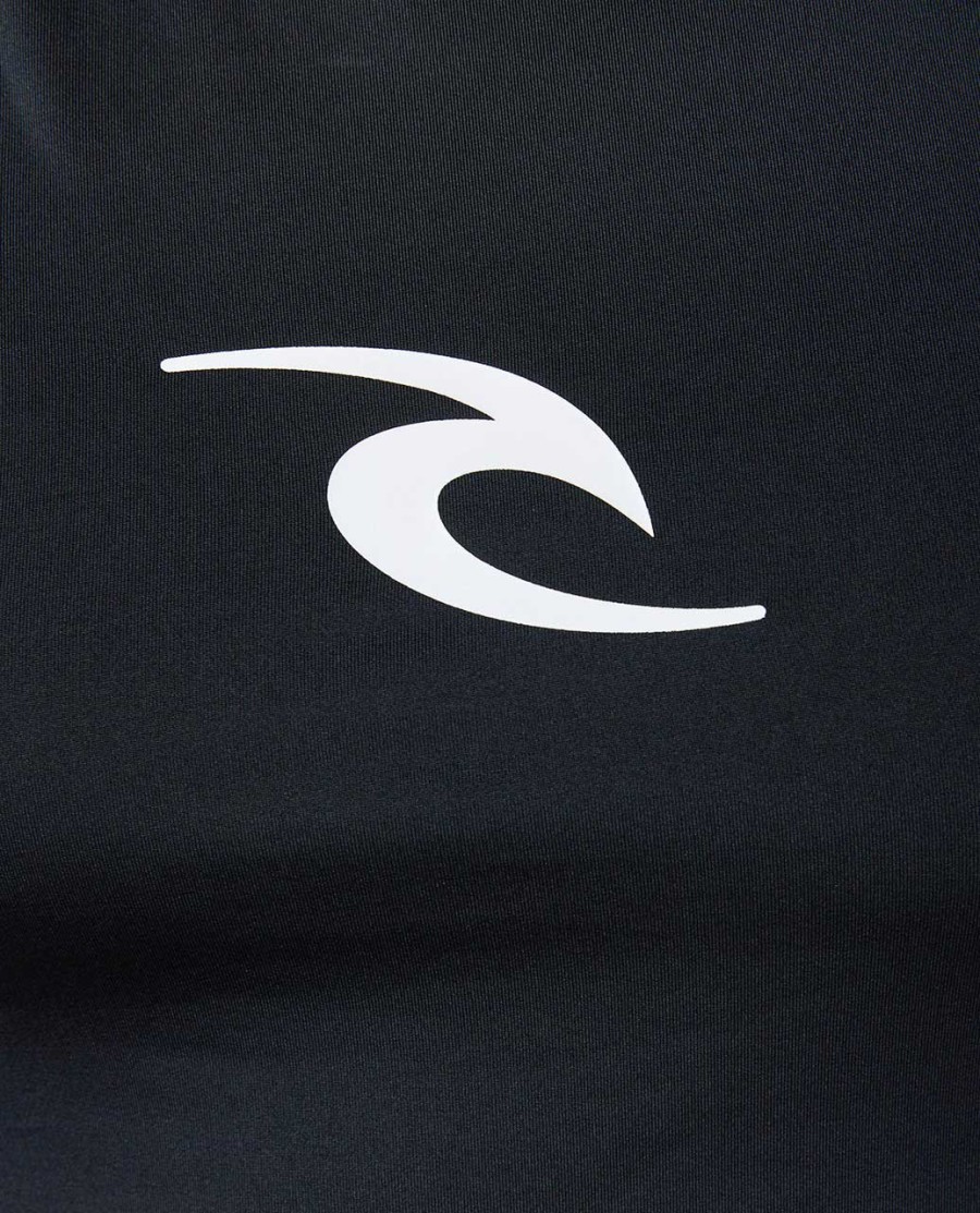 waves uv-beschermende rashguard met korte mouwen