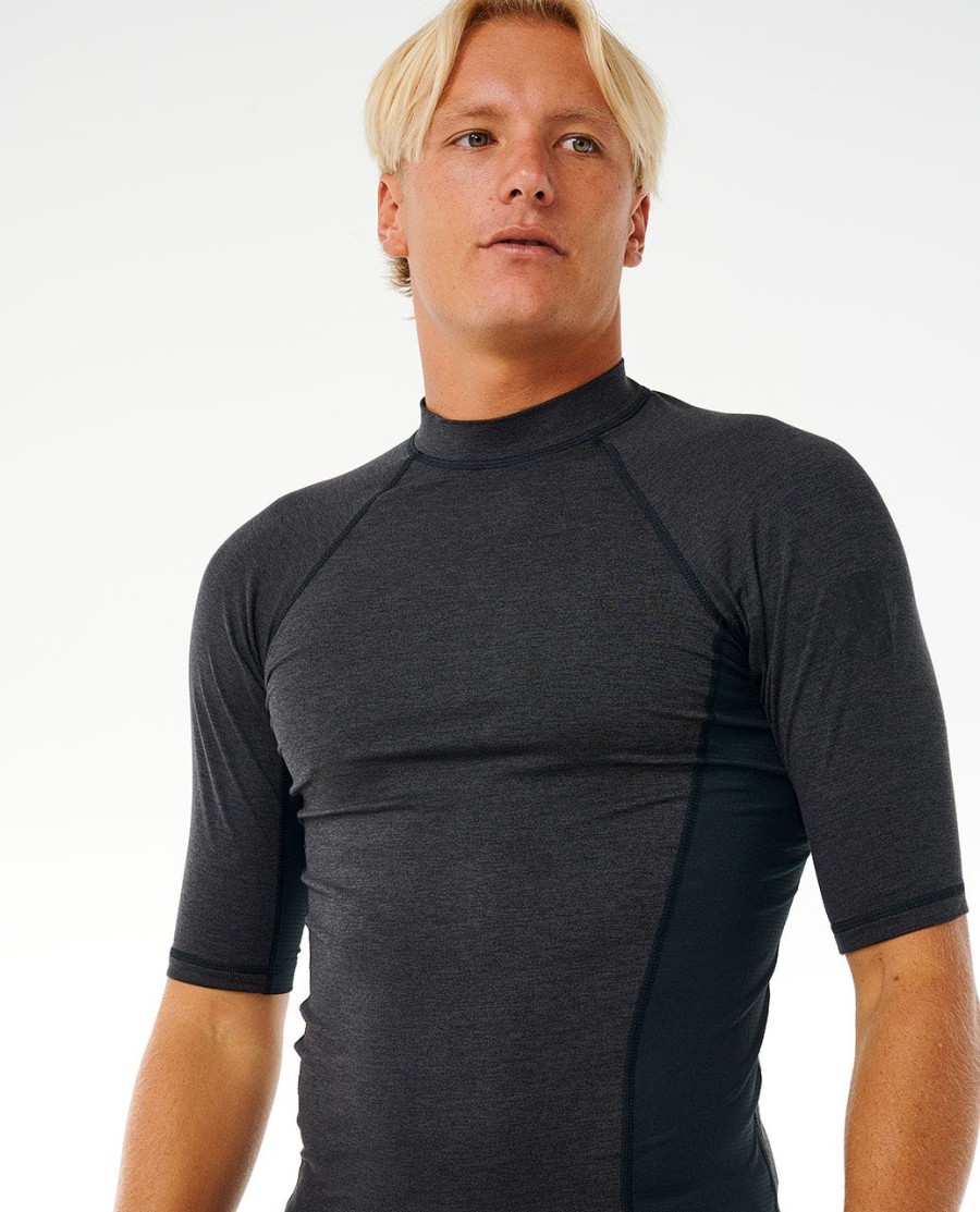 dawn patrol uv-beschermende rashguard met korte mouwen