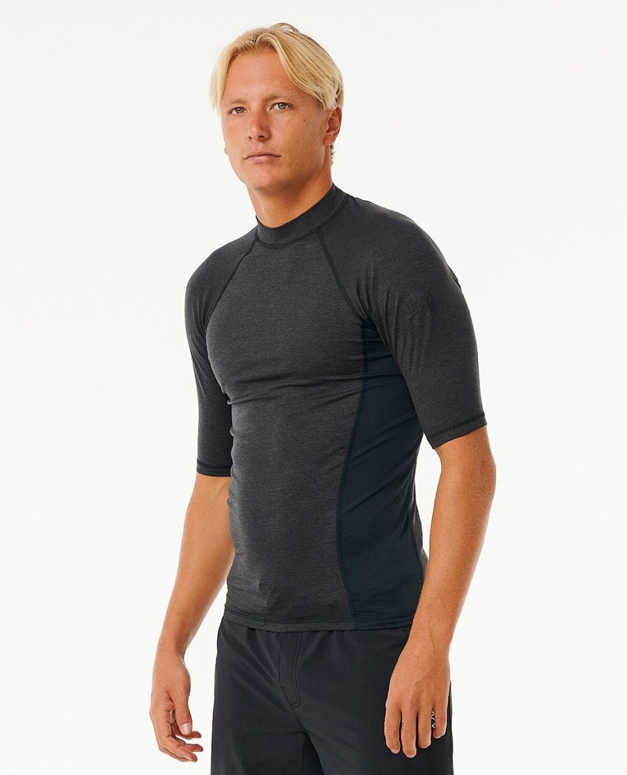 dawn patrol uv-beschermende rashguard met korte mouwen