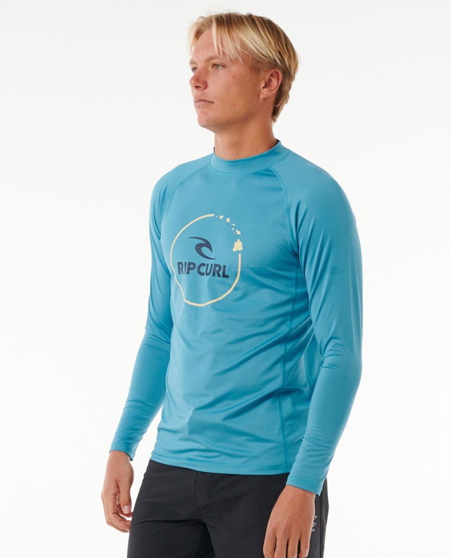 island vibe upf50 rash guard met lange mouwen