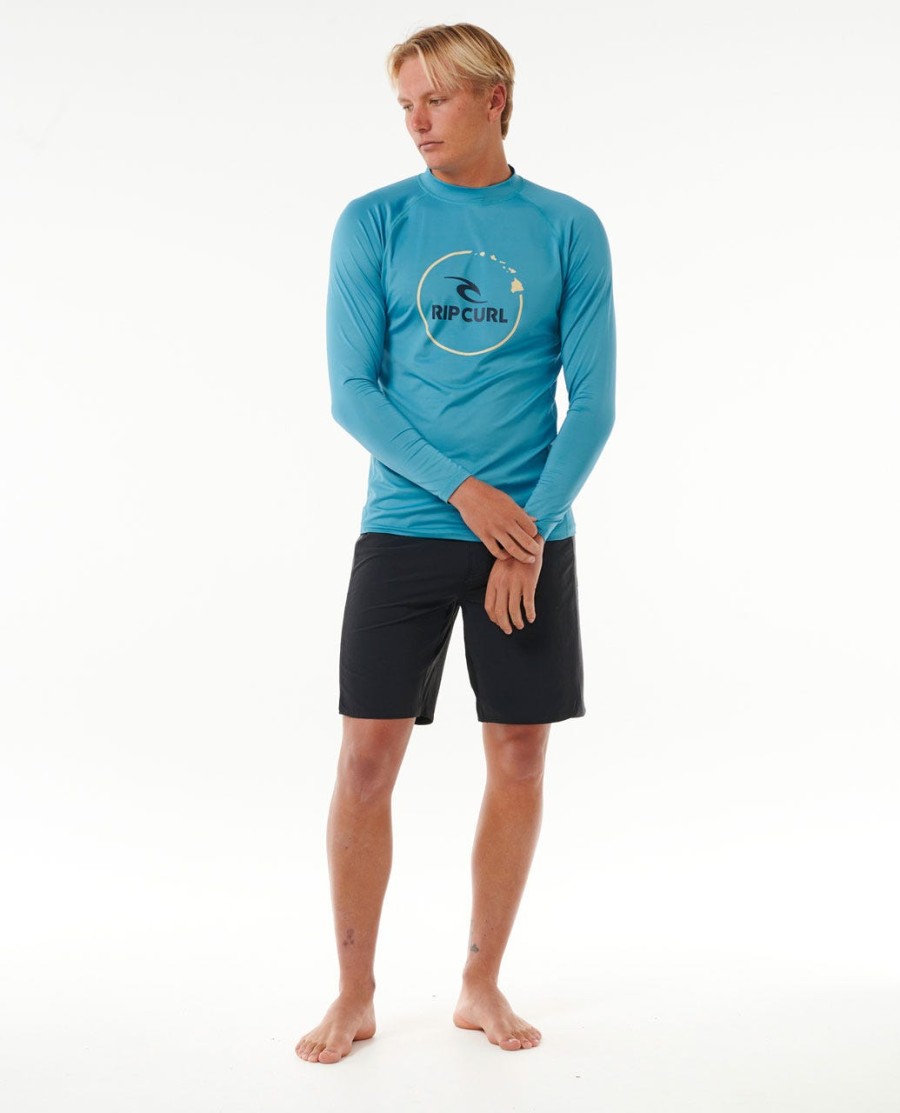 island vibe upf50 rash guard met lange mouwen