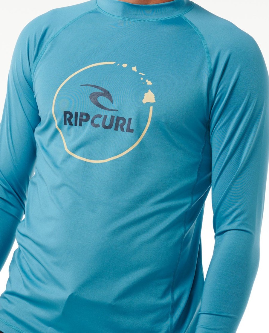 island vibe upf50 rash guard met lange mouwen